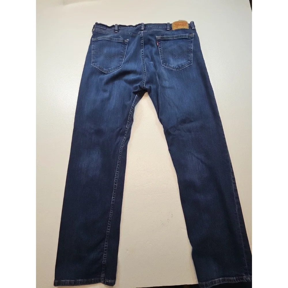 Levi's 505 Mens Jeans Size 40x32 Regular Fit Straight Leg Blue Denim